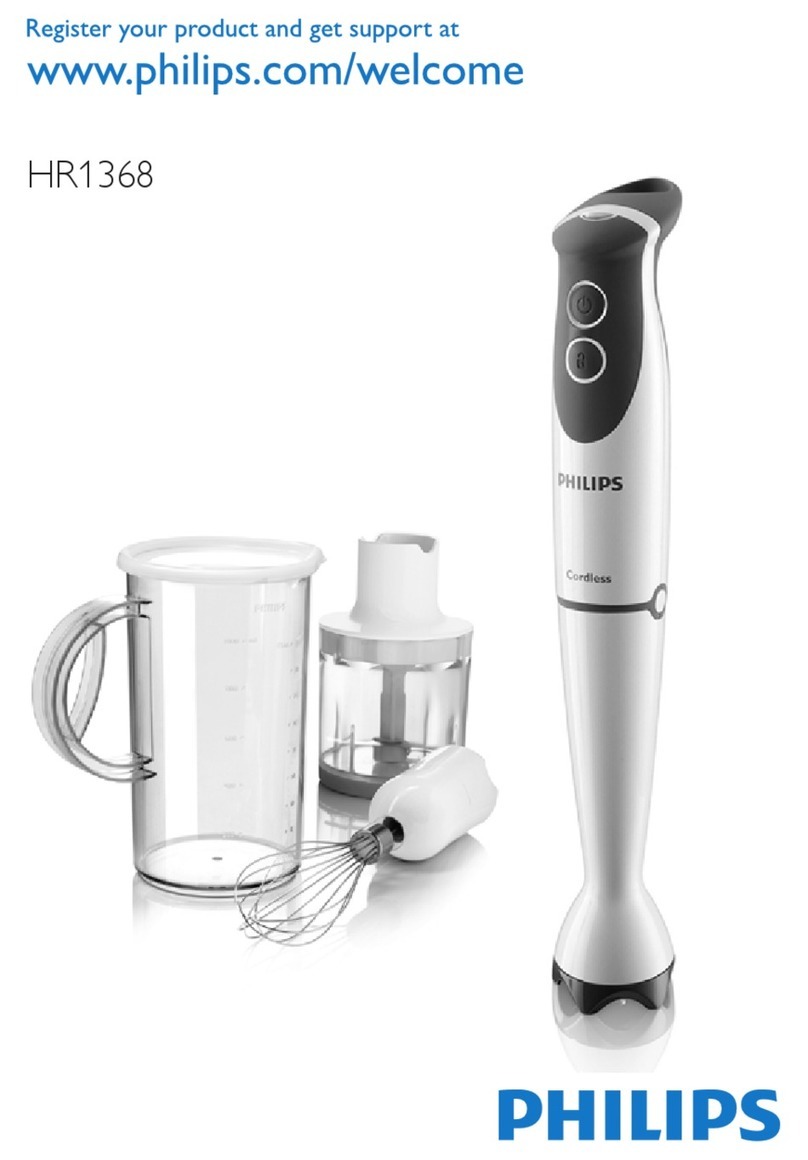 Philips HR1368 User manual