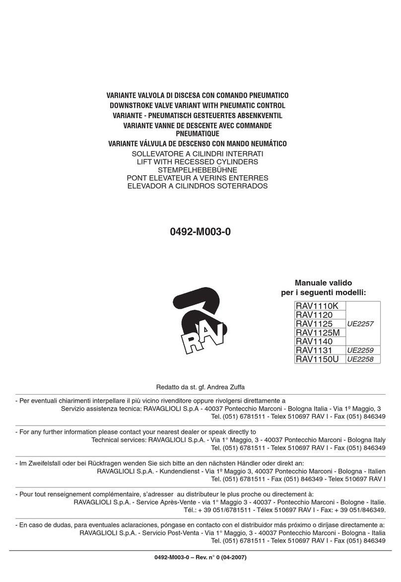 Ravaglioli RAV1110K User manual