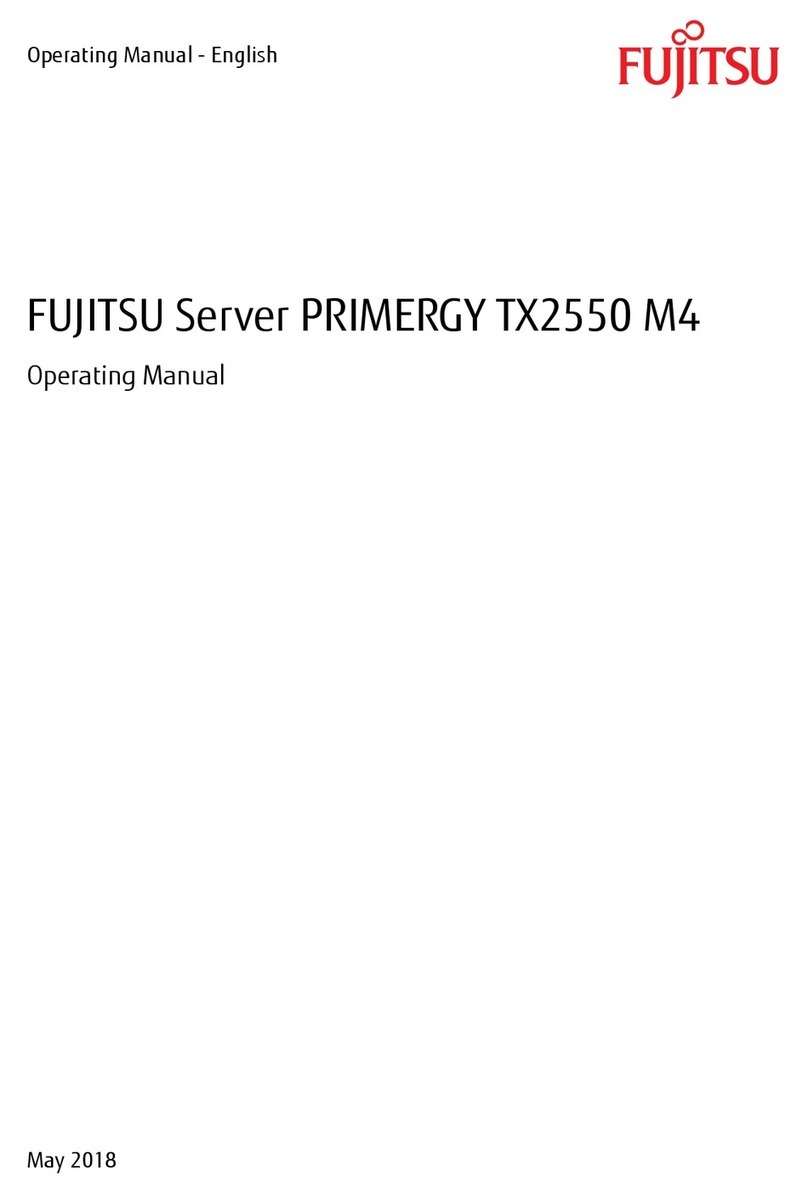 Fujitsu PRIMERGY TX2550 M4 User manual