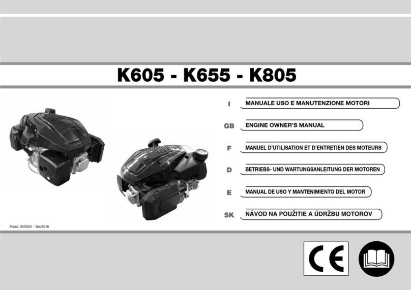 Efco K605 User manual