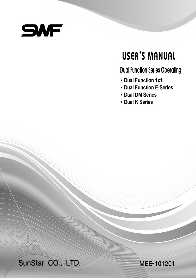 SWF Dual Function E Series User manual