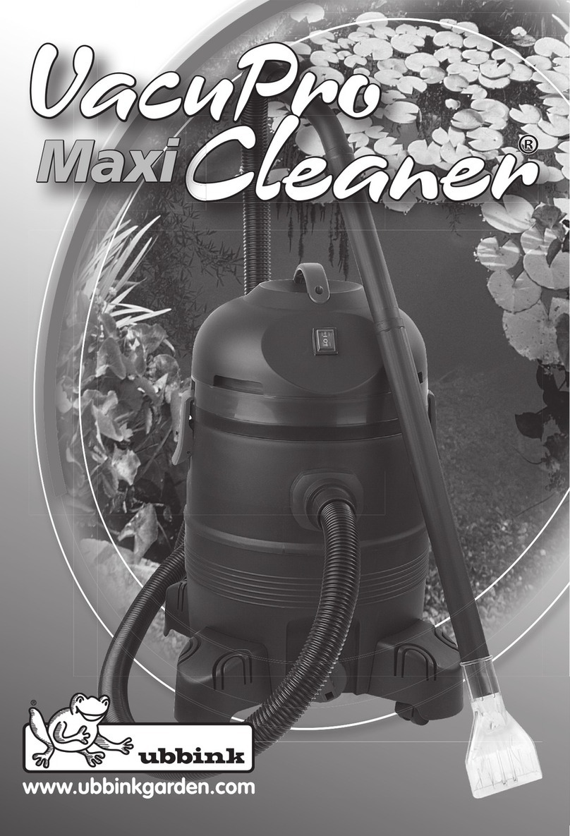 ubbink VacuProCleaner Maxi User manual