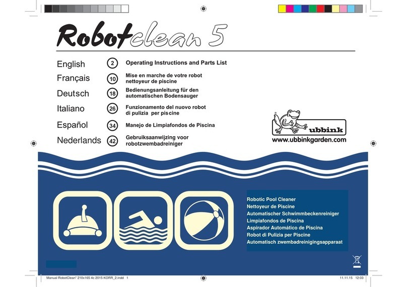 ubbink RobotClean 5 Use and care manual