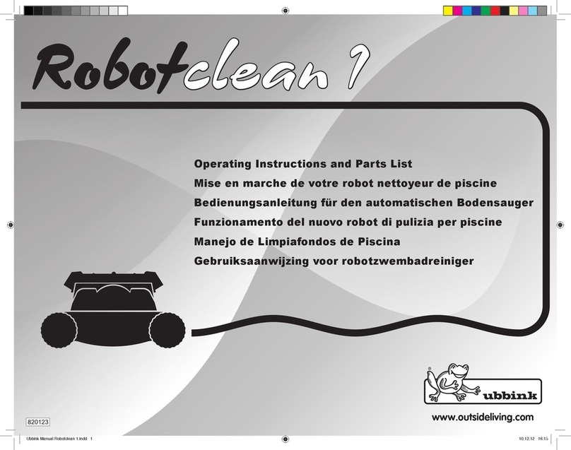 ubbink RobotClean 7 Use and care manual