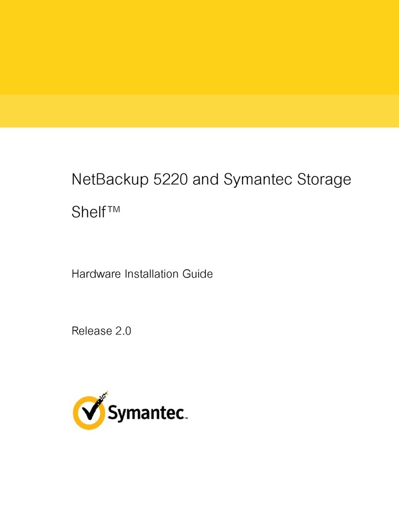 Symantec NetBackup 5220 Hardware installation guide