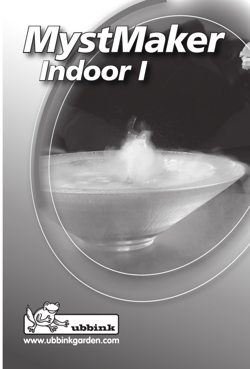 ubbink MystMaker Indoor I quick start guide