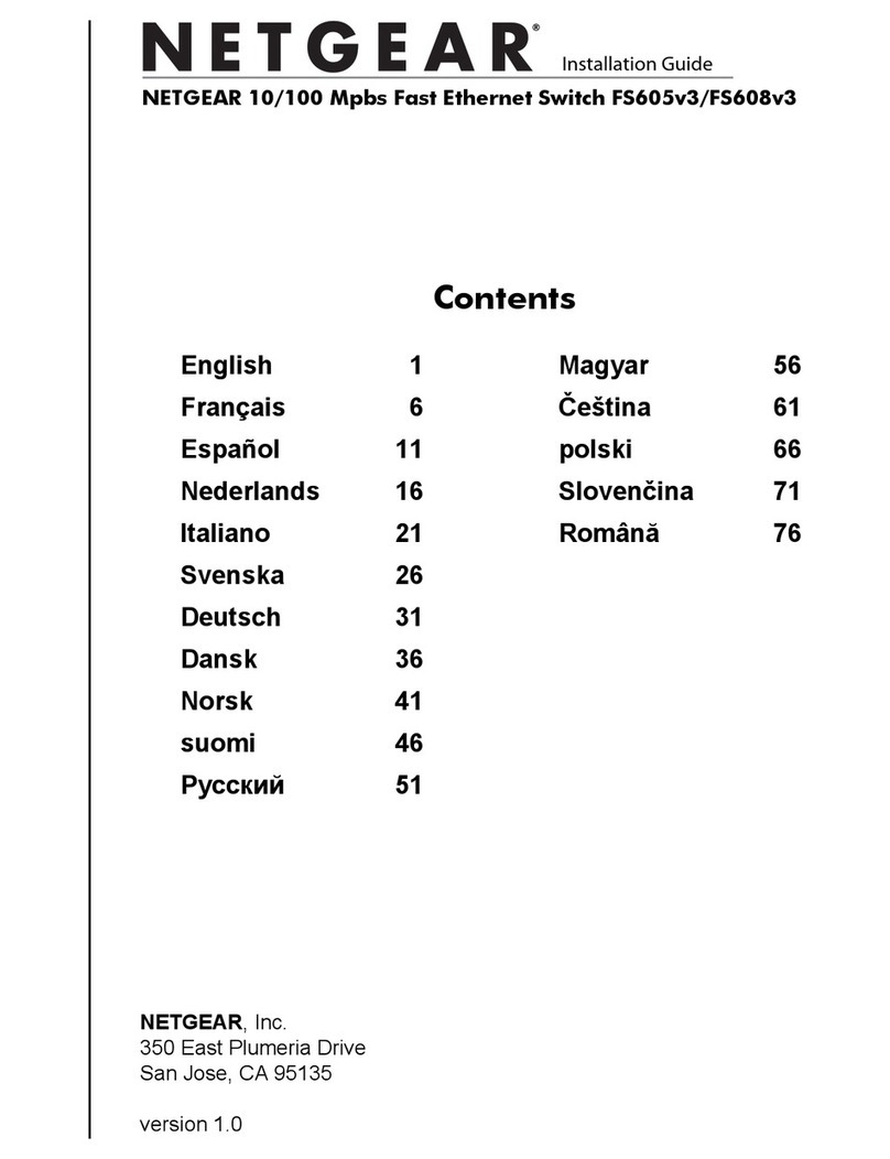 NETGEAR FS605 v3 User manual