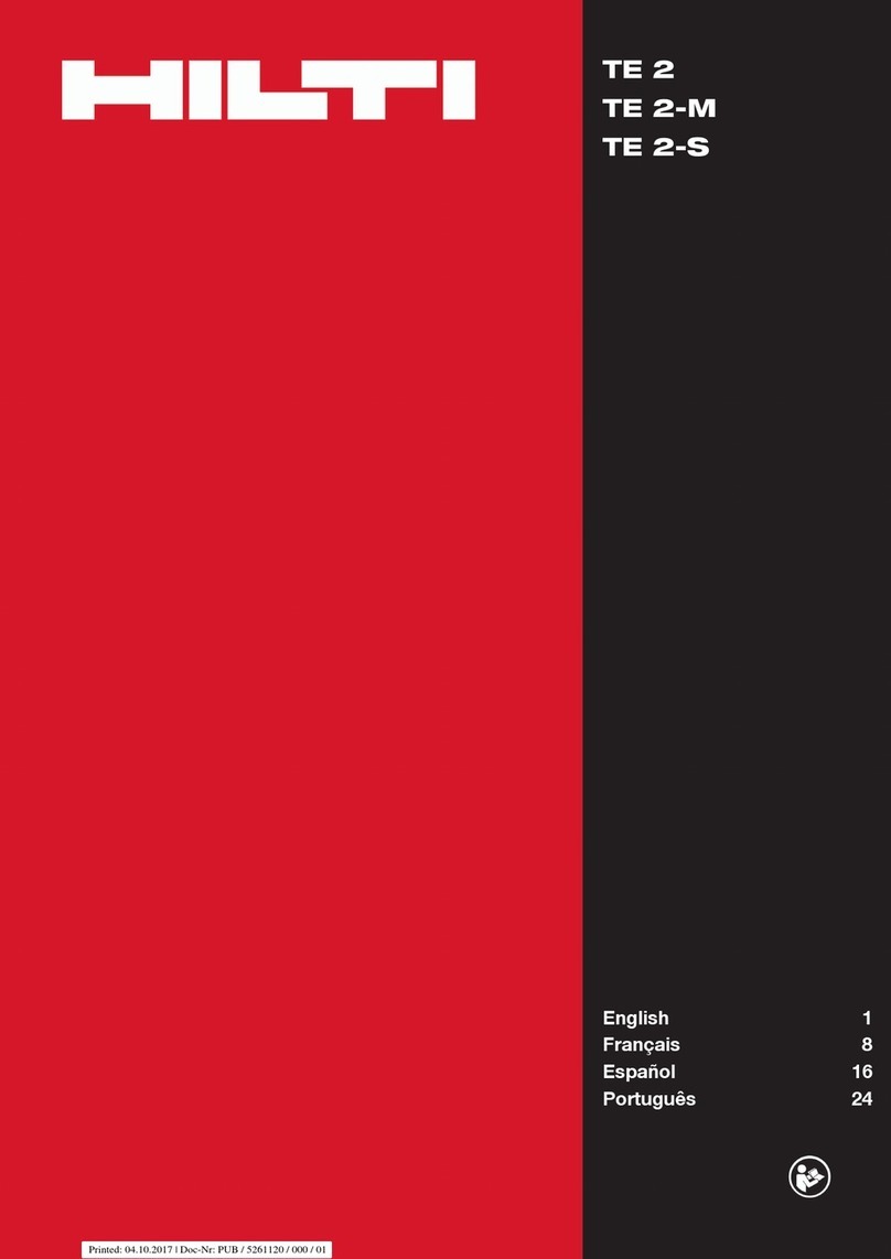 Hilti TE2 manual