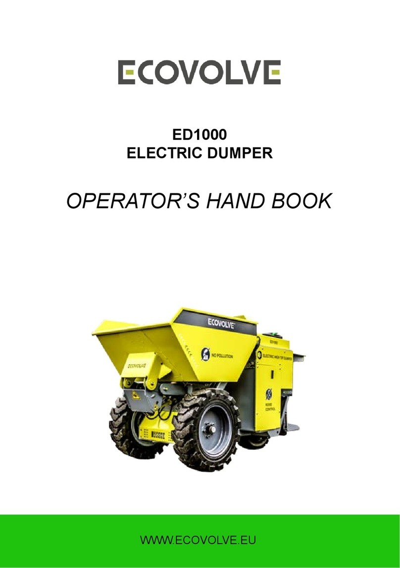 ECOVOLVE ED1000 Service manual