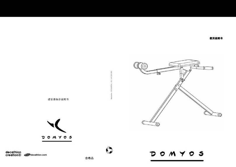 Domyos TL 580 operating instructions