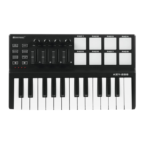 Omnitronic KEY-288 User manual
