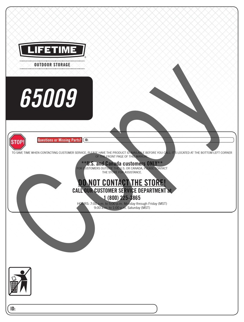 Lifetime 65009 manual
