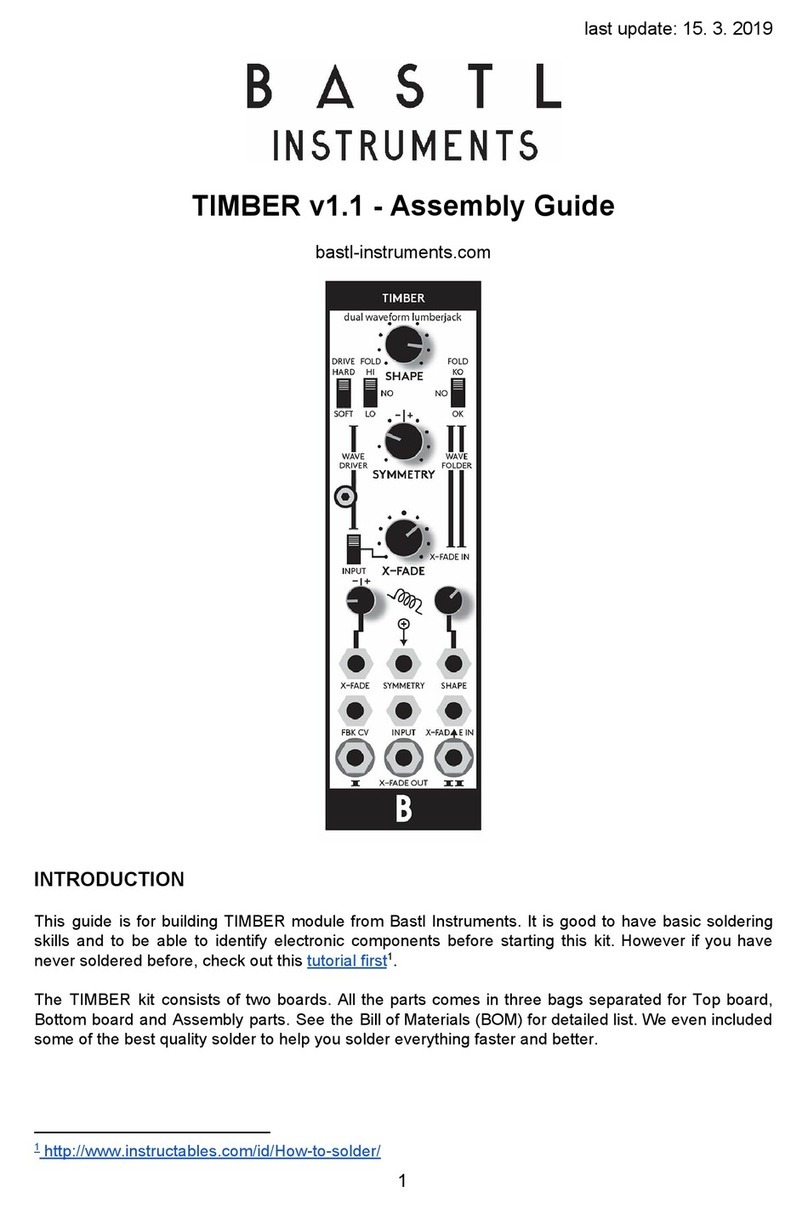 Bastl Instruments Timber Assembly guide