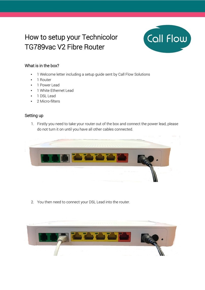 Technicolor TG789vac v2 Setup guide Technicolor TG789vac v2 Setup guide