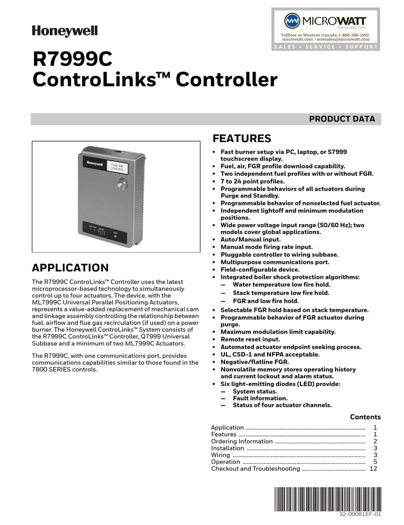 Honeywell ControLinks R7999C manual