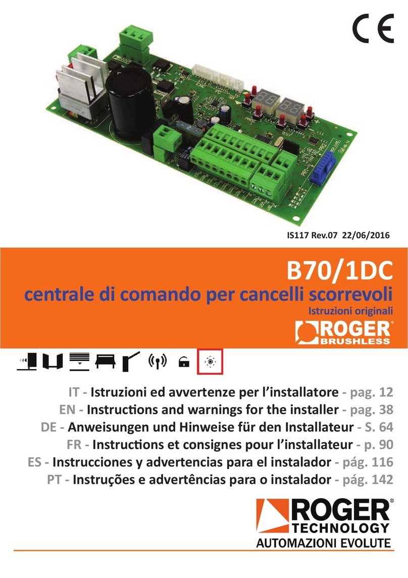 Roger B70/1DC Product manual