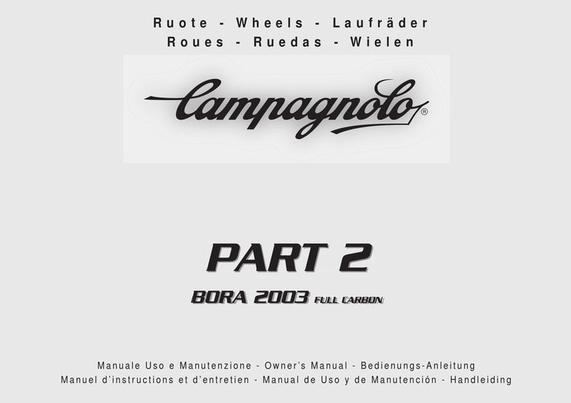 CAMPAGNOLO Bora 2003 User manual
