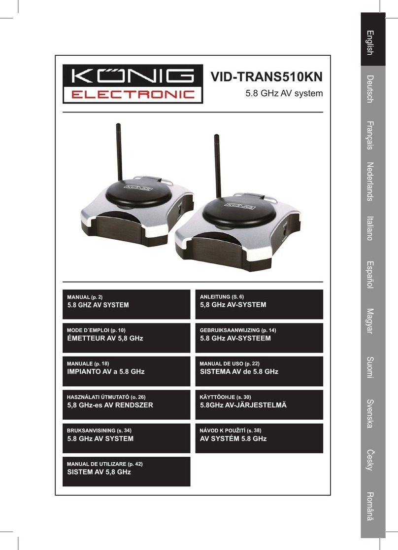 Konig VID-TRANS510KN manual