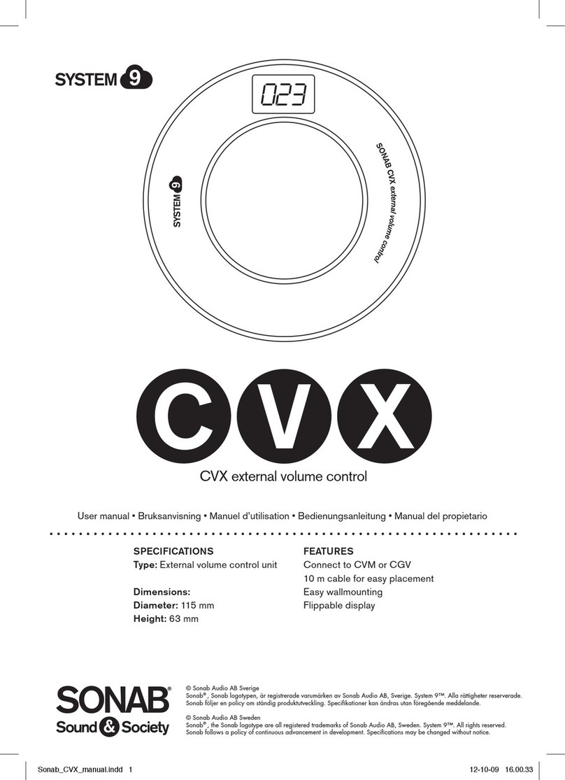 SON System 9 CVX user manual