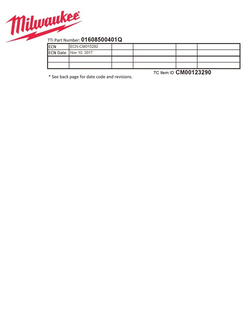 Milwaukee HL-LED quick start guide