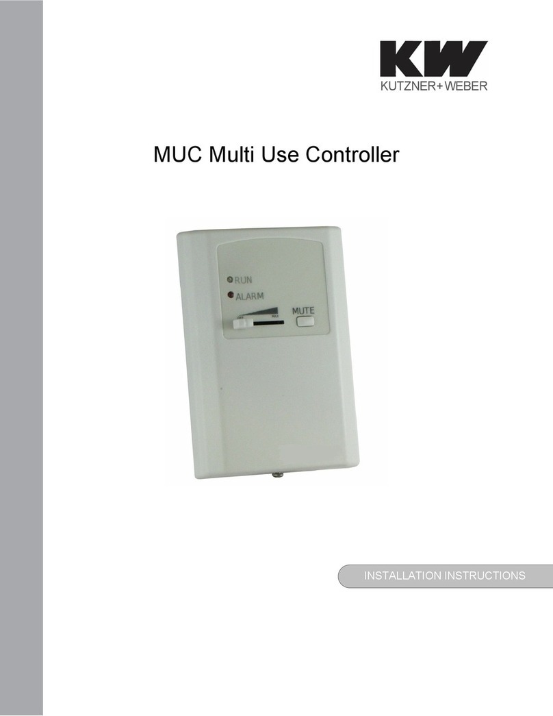 Kutzner + Weber MUC installation instructions Kutzner + Weber MUC installation instructions