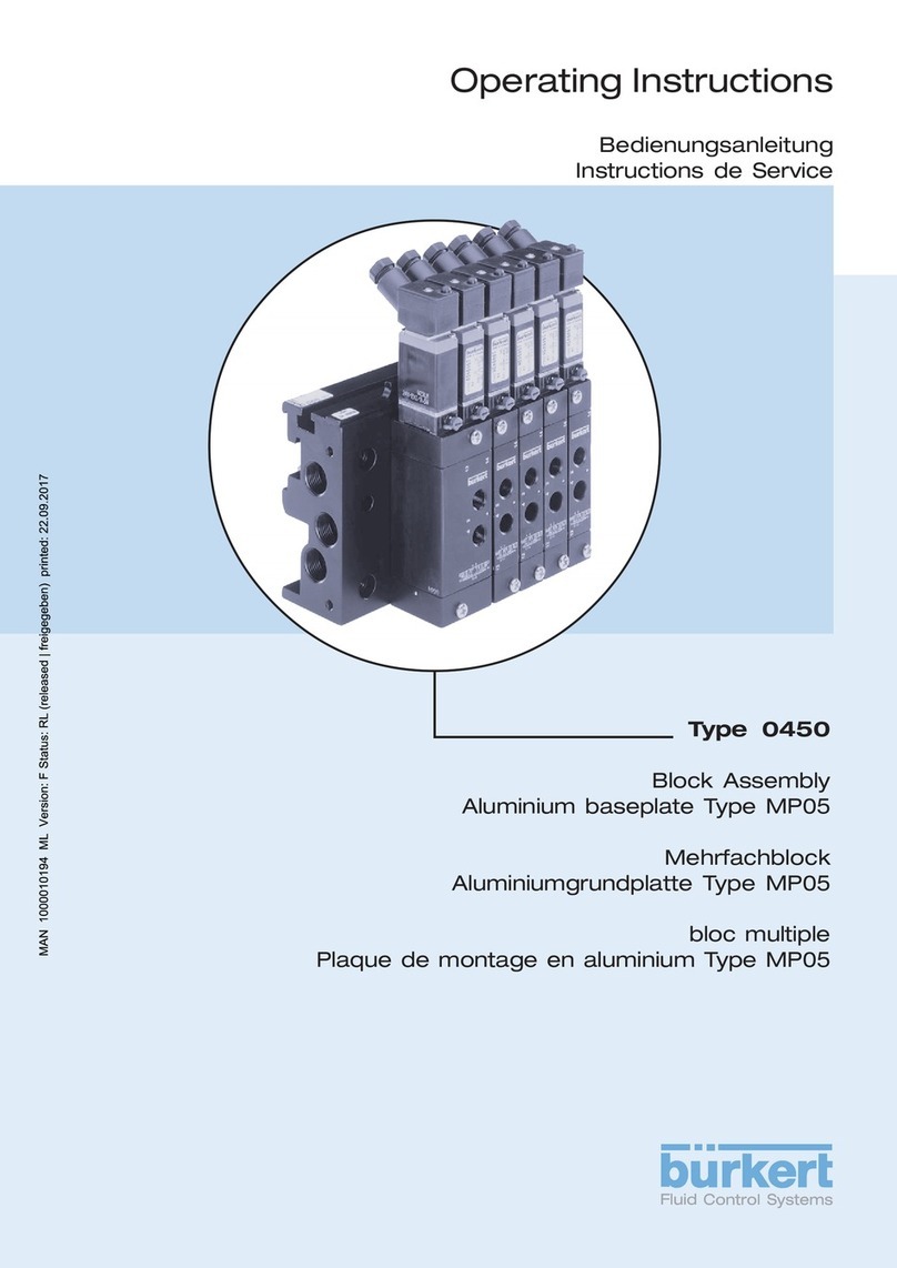 Burkert MP05 operating instructions