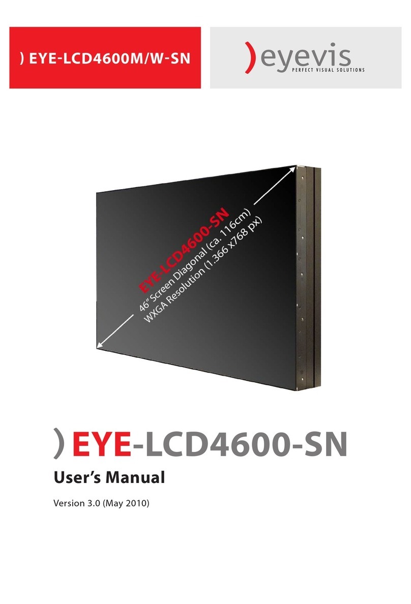 Eyevis EYE-LCD4600-SN Series User manual