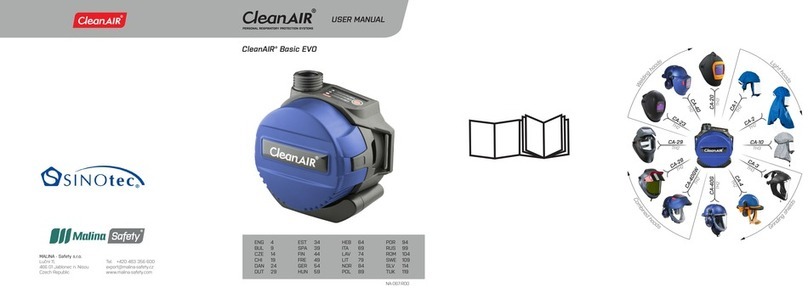 cleanAIR Basic EVO 81 00 00 user manual