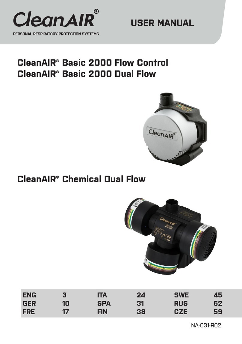 cleanAIR Basic 2000 Flow Control user manual