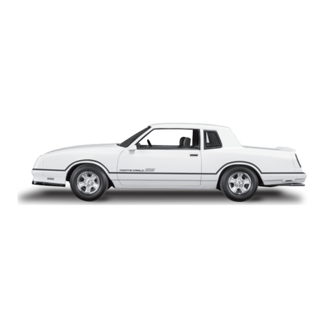 REVELL 86 CHEVY MONTE CARLO SS manual