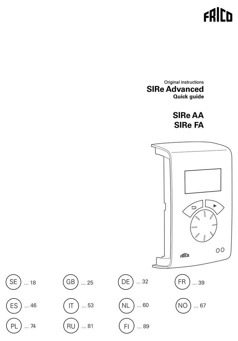 Frico SIRe AA Advanced quick guide