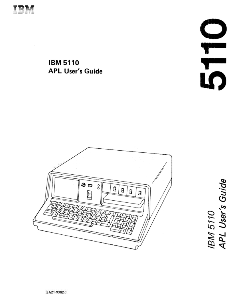 IBM 5110 User manual IBM 5110 User manual