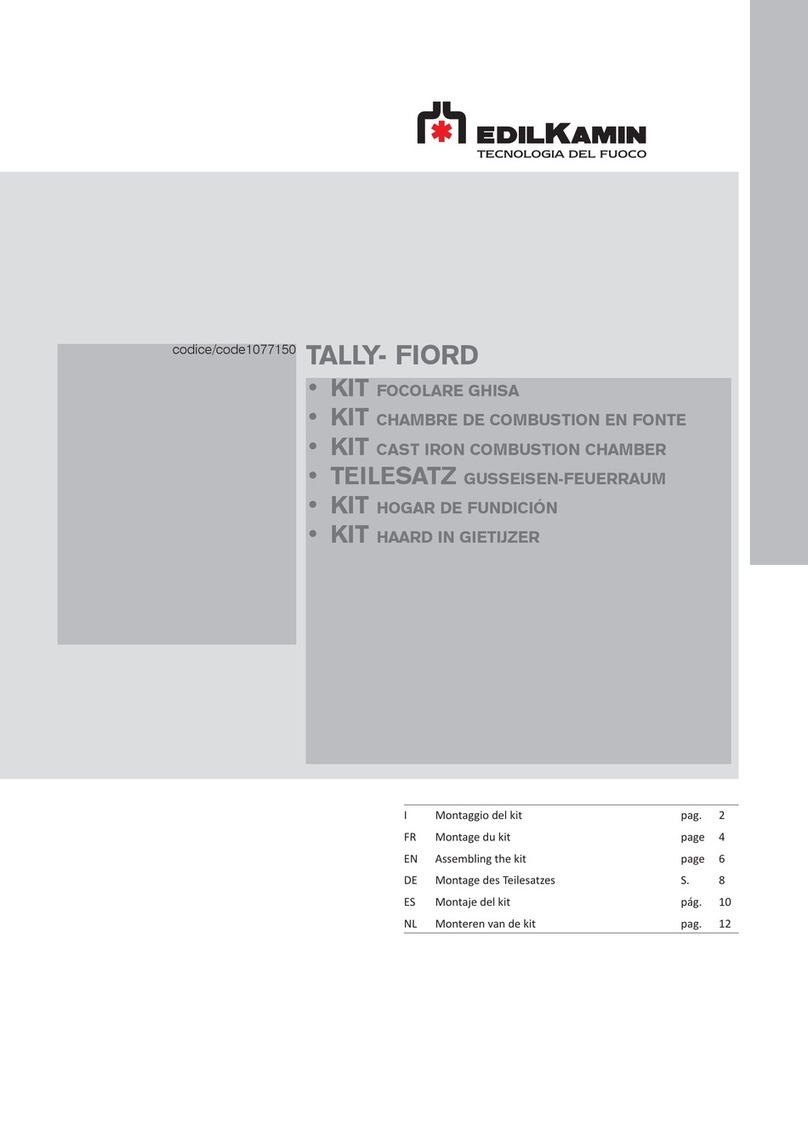 EdilKamin TALLY-FIORD User manual