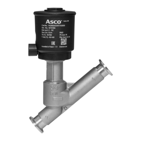 Asco 290 Series User manual