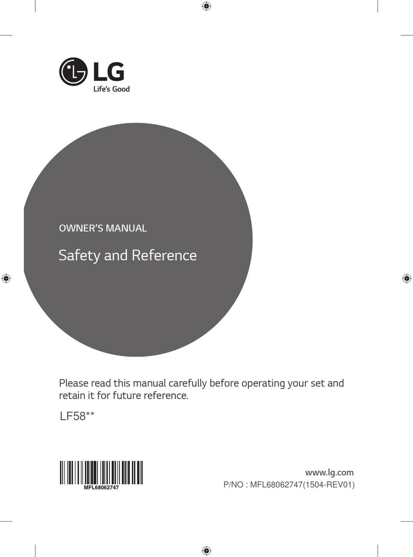 LG LF58 Series User manual