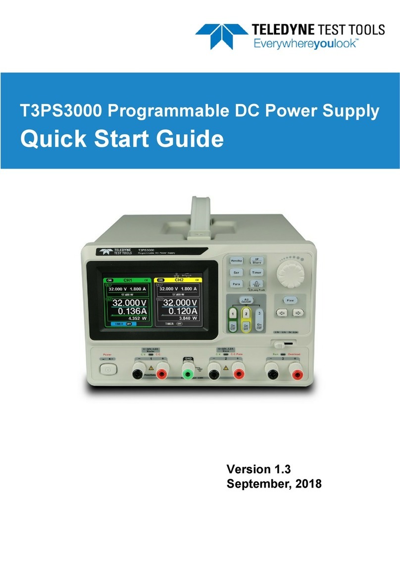Teledyne T3PS3000 User manual