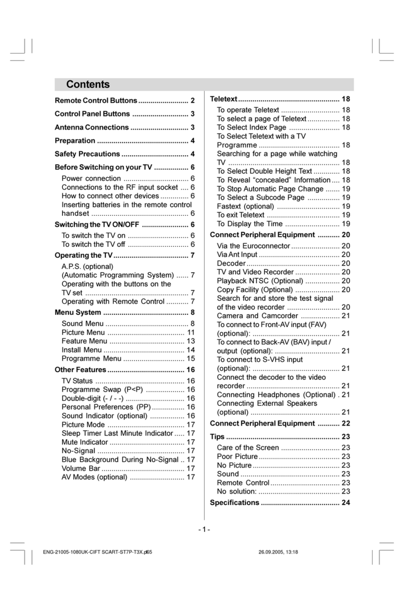 Ferguson FTV21F2 manual