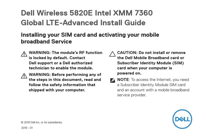 Dell 5820E User manual
