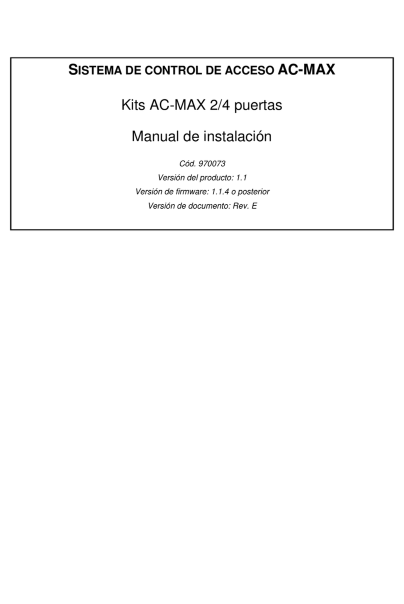 Fermax AC-MAX installation manual
