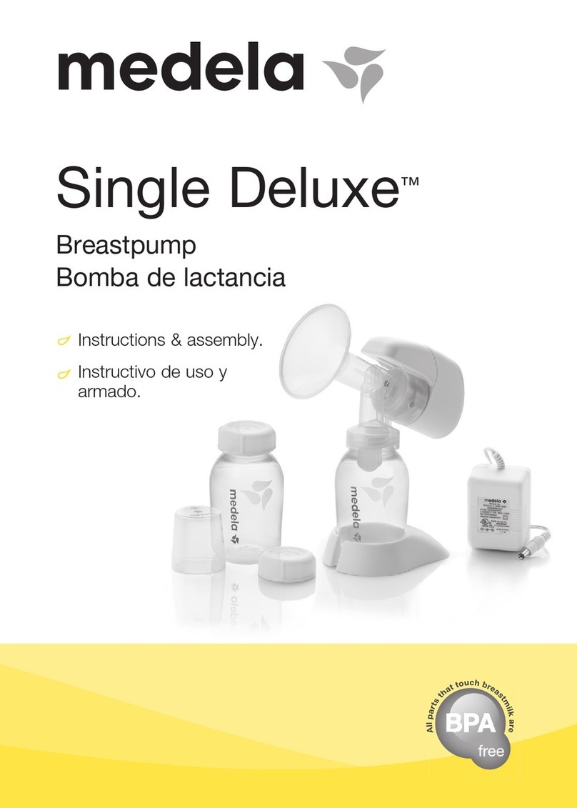 Medela Single Deluxe Assembly instructions Medela Single Deluxe Assembly instructions