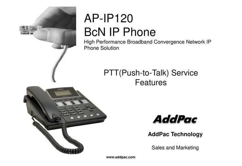 AddPac AP-IP120 User manual