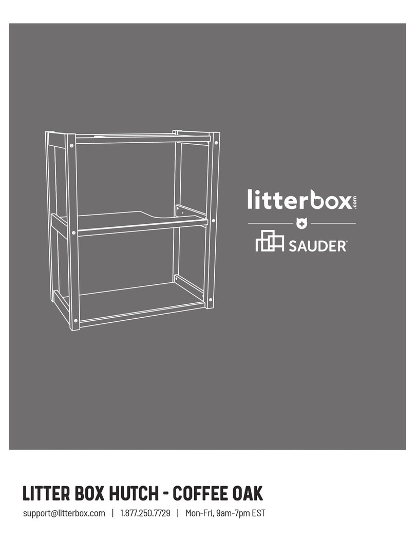 Sauder Litter Box Hutch manual