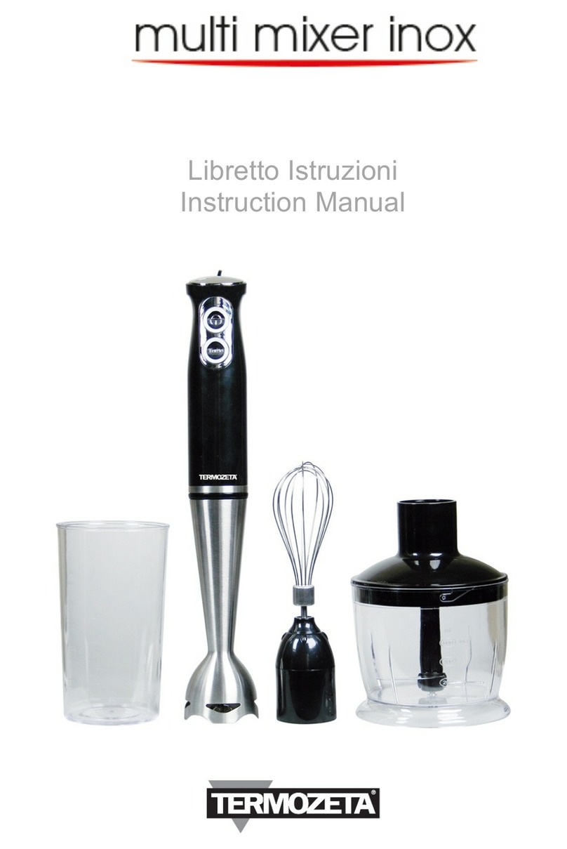 Termozeta Multi Mixer Inox instruction manual