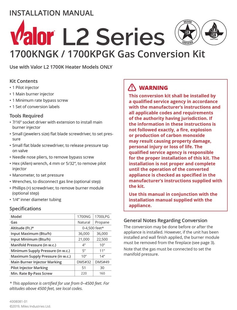 Valor L2 SERIES User manual Valor L2 SERIES User manual
