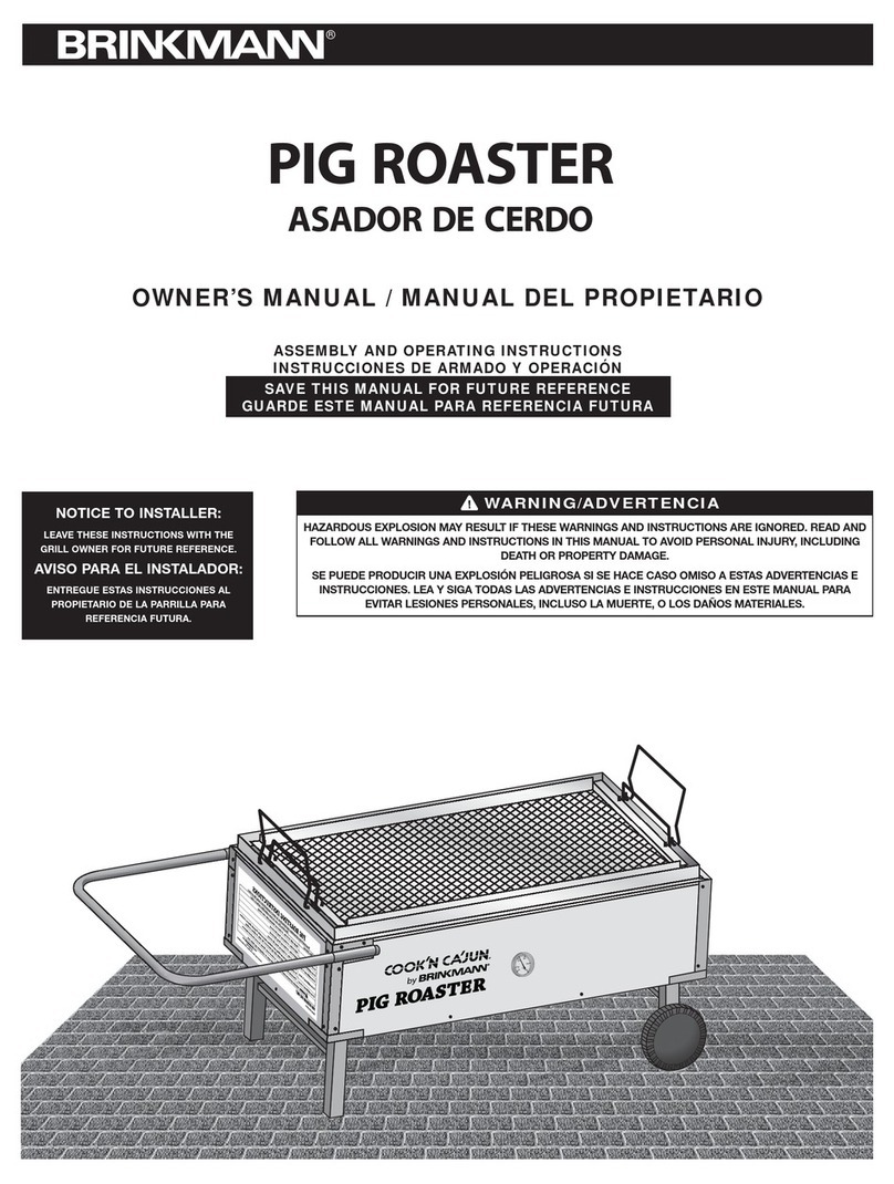 Brinkmann COOK'N CAJUN User manual Brinkmann COOK'N CAJUN User manual