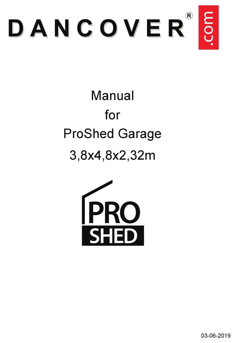 Dancover ProShed MS572012 manual