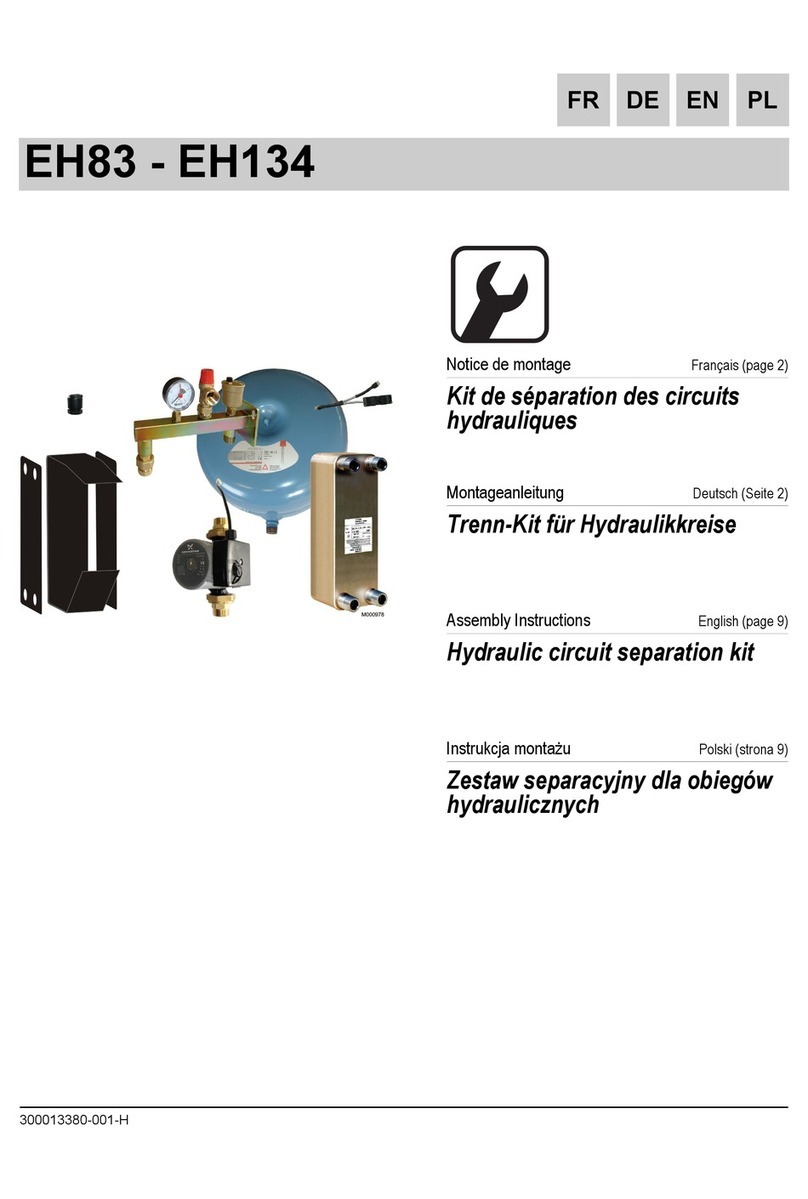 DeDietrich EH83 Assembly instructions