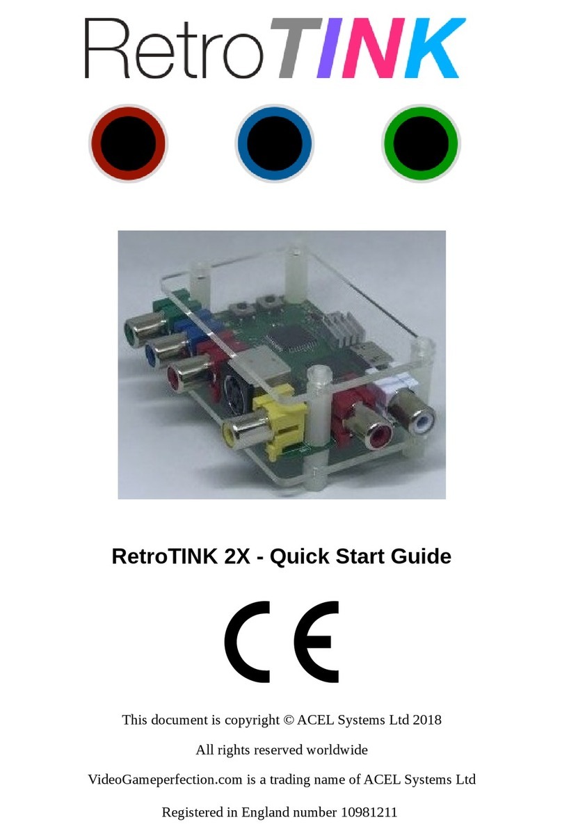 RetroTINK 2X quick start guide