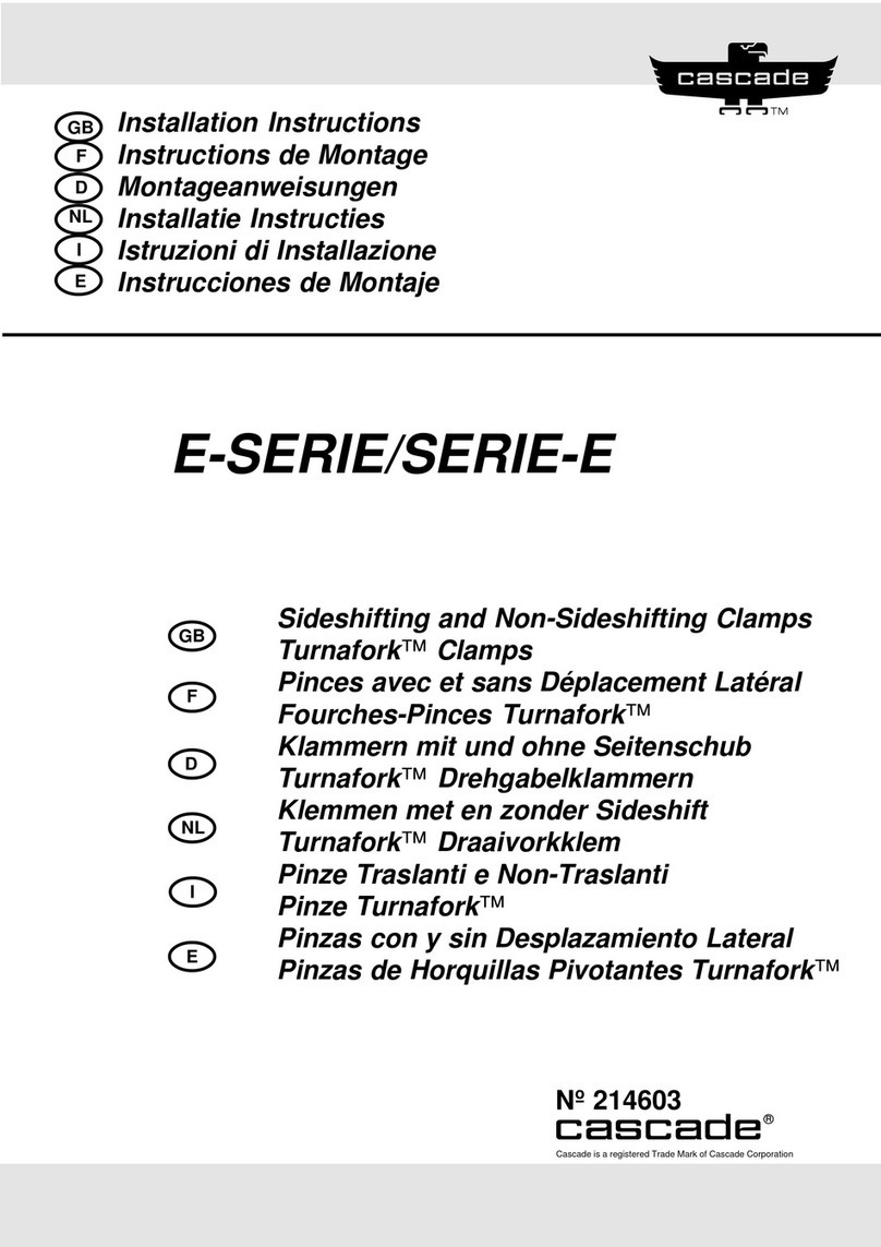 Cascade Turnafork E Series User manual