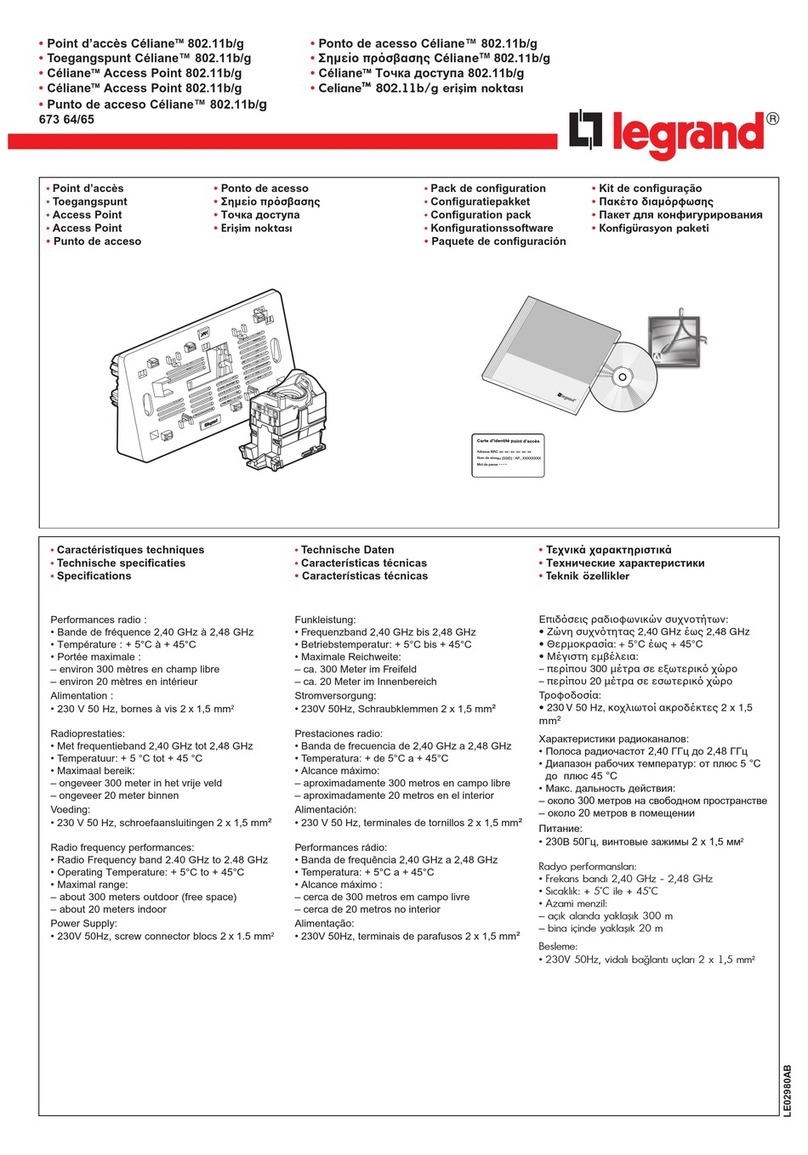 LEGRAND Celiane 673 64 manual